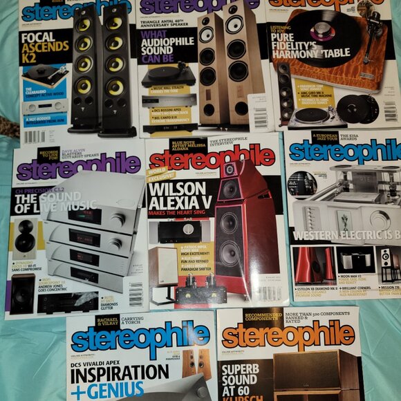 Stereophile Magazine LOT 9 Issues - Mixed Lot 2021 2022 2023 - Picture 1 of 9